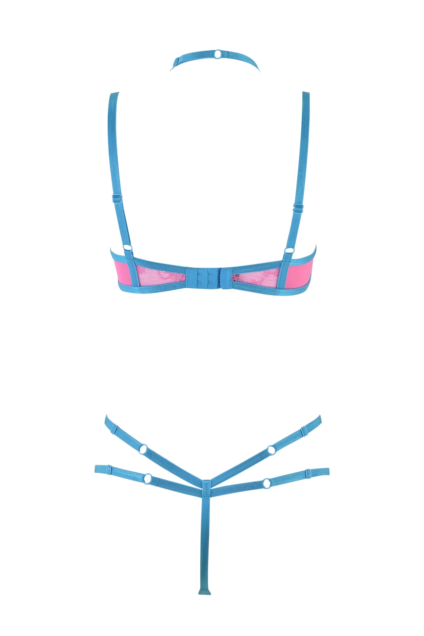 CHANTEL SET - PINK : BABY BLUE - Image 5