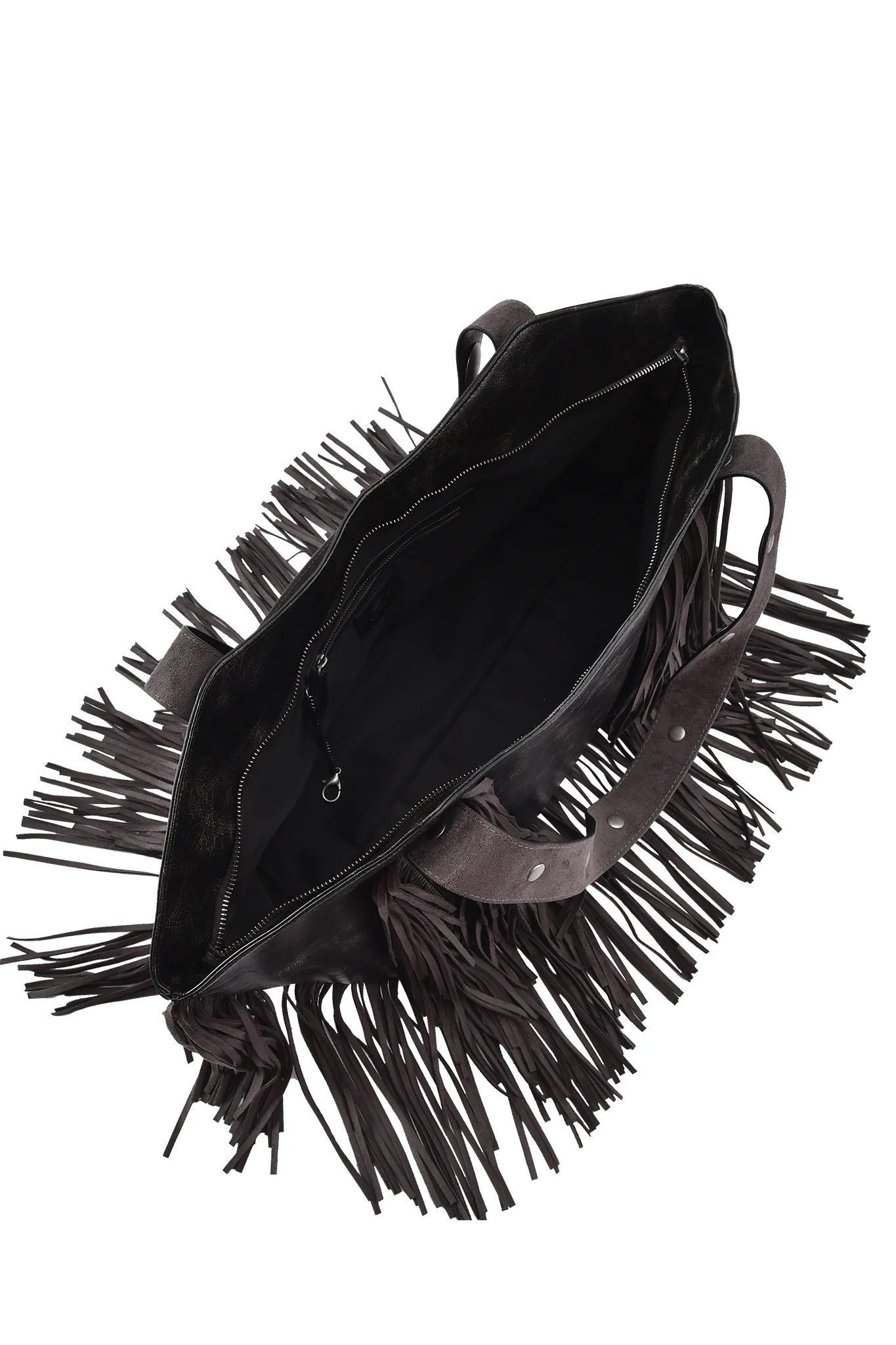 CHROMA FRINGE BAG  - BLACK - Image 8