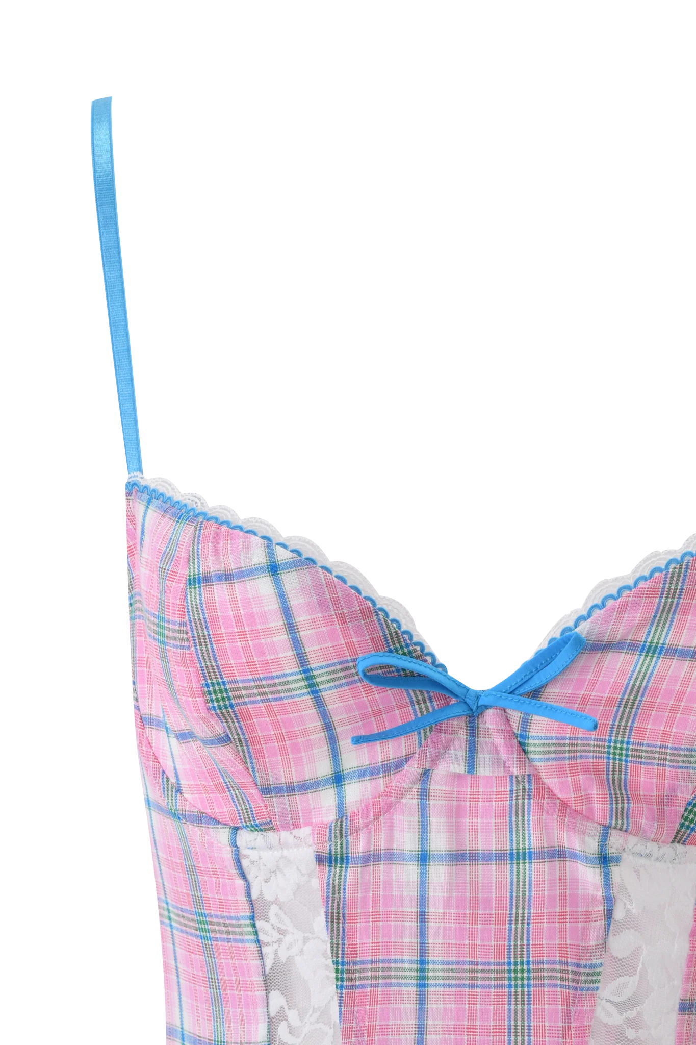 CLAIRE CORSET - PINK PLAID - Image 10