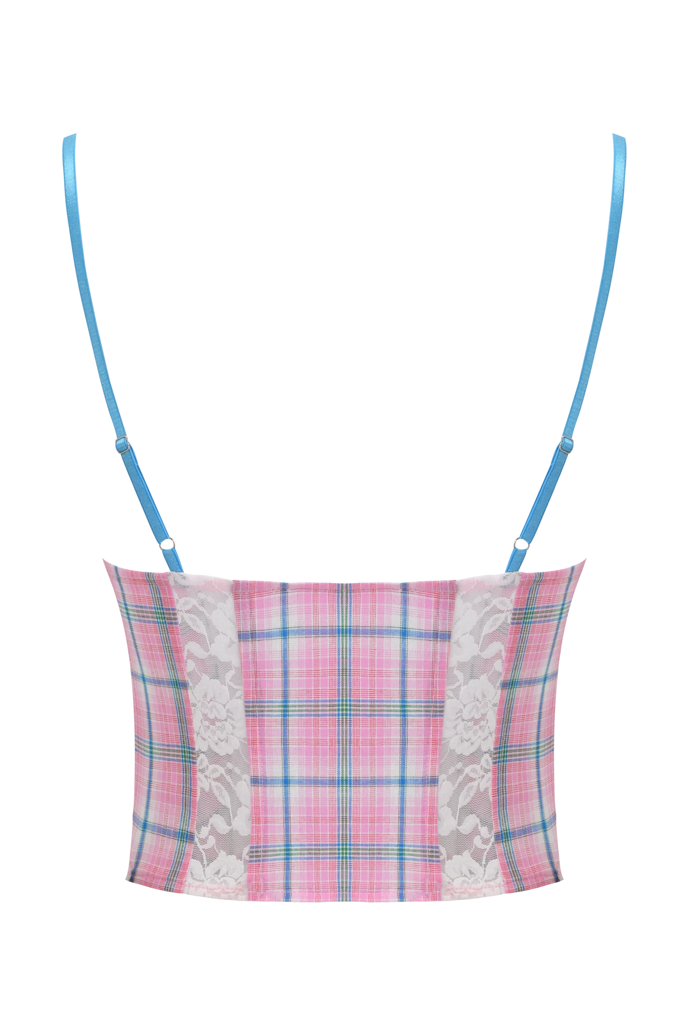 CLAIRE CORSET - PINK PLAID - Image 9