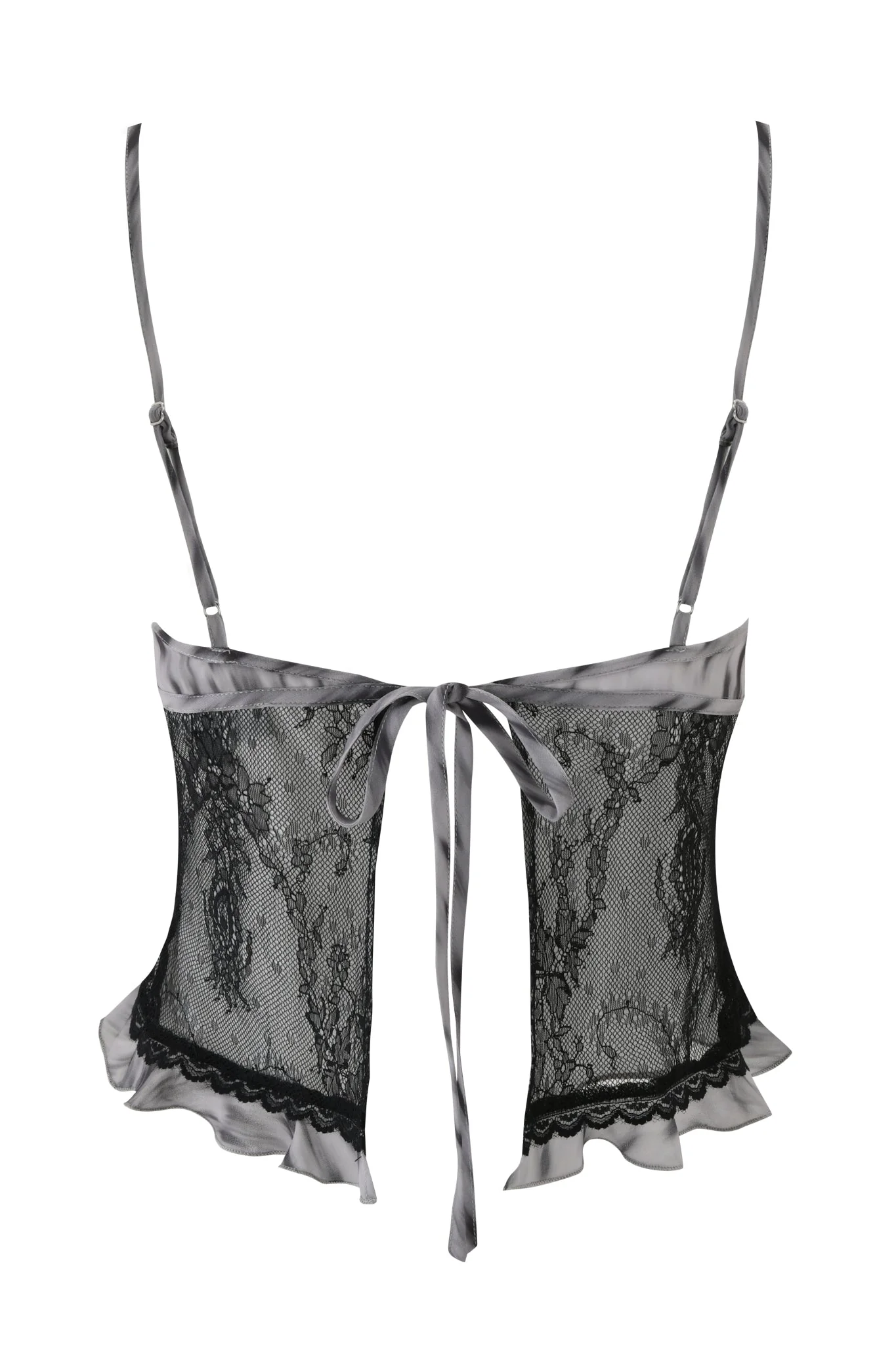 COLETTE LACE PANEL CAMI TOP - SNOW LEOPARD - Image 8