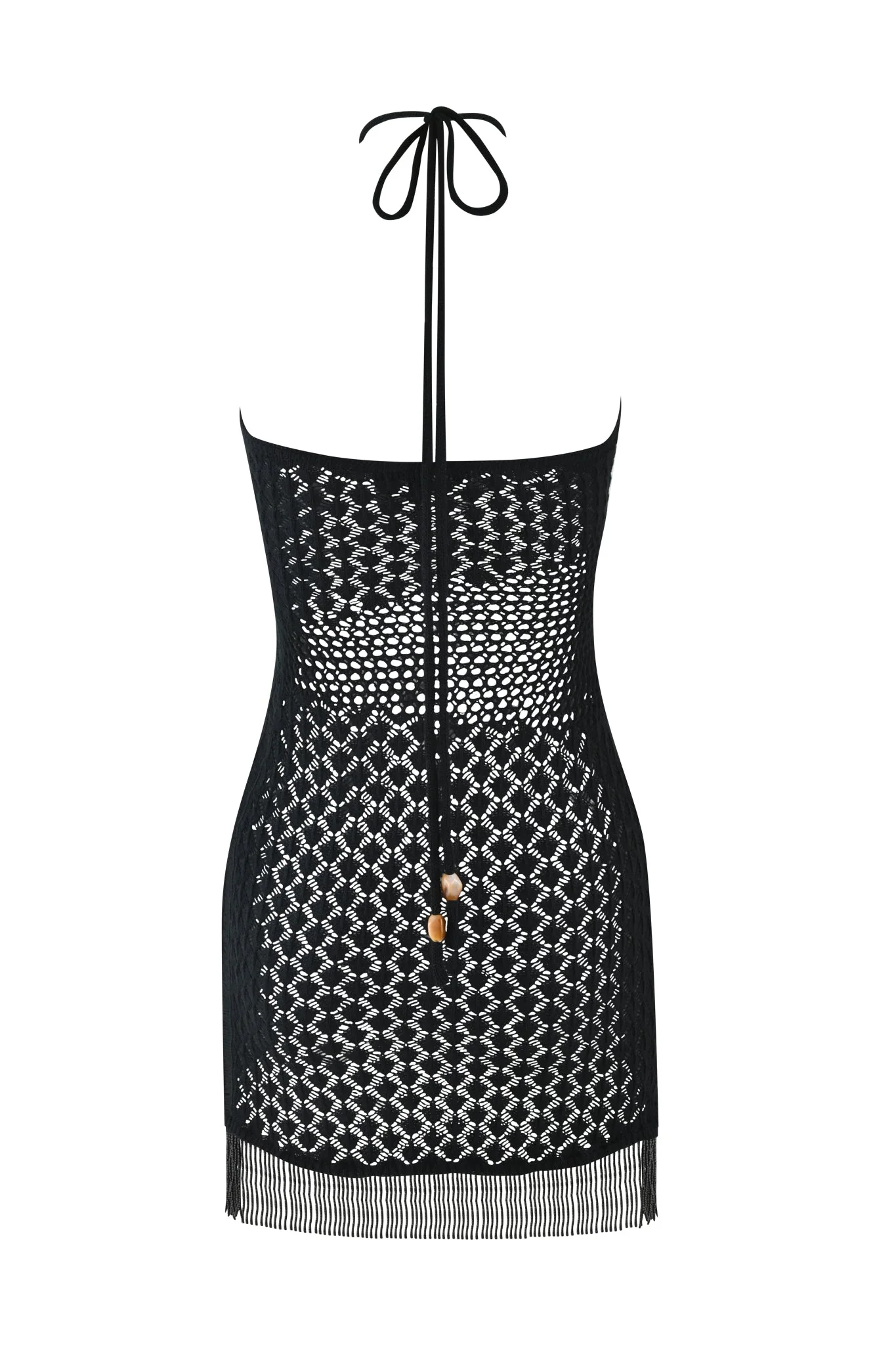 CORALIE MINI DRESS - BLACK - Image 7
