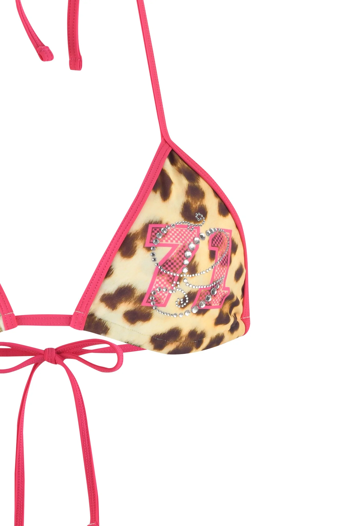 CORDELIA BIKINI TOP - NEUTRAL : LEOPARD : WILDCARD - Image 8