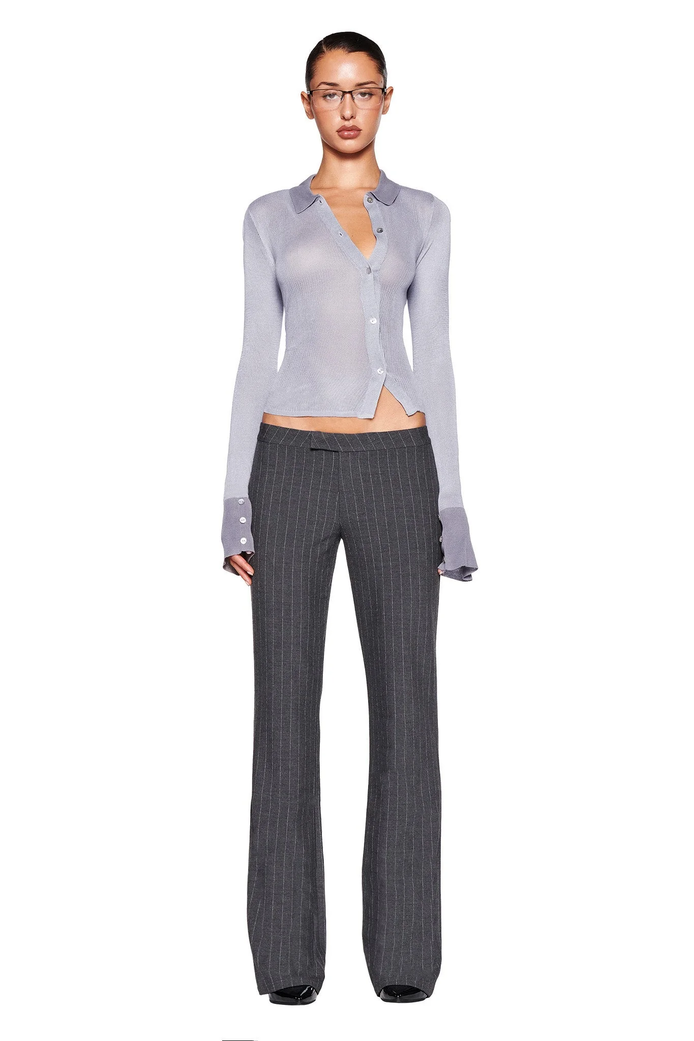 DAVINA TOP - GREY - Image 2