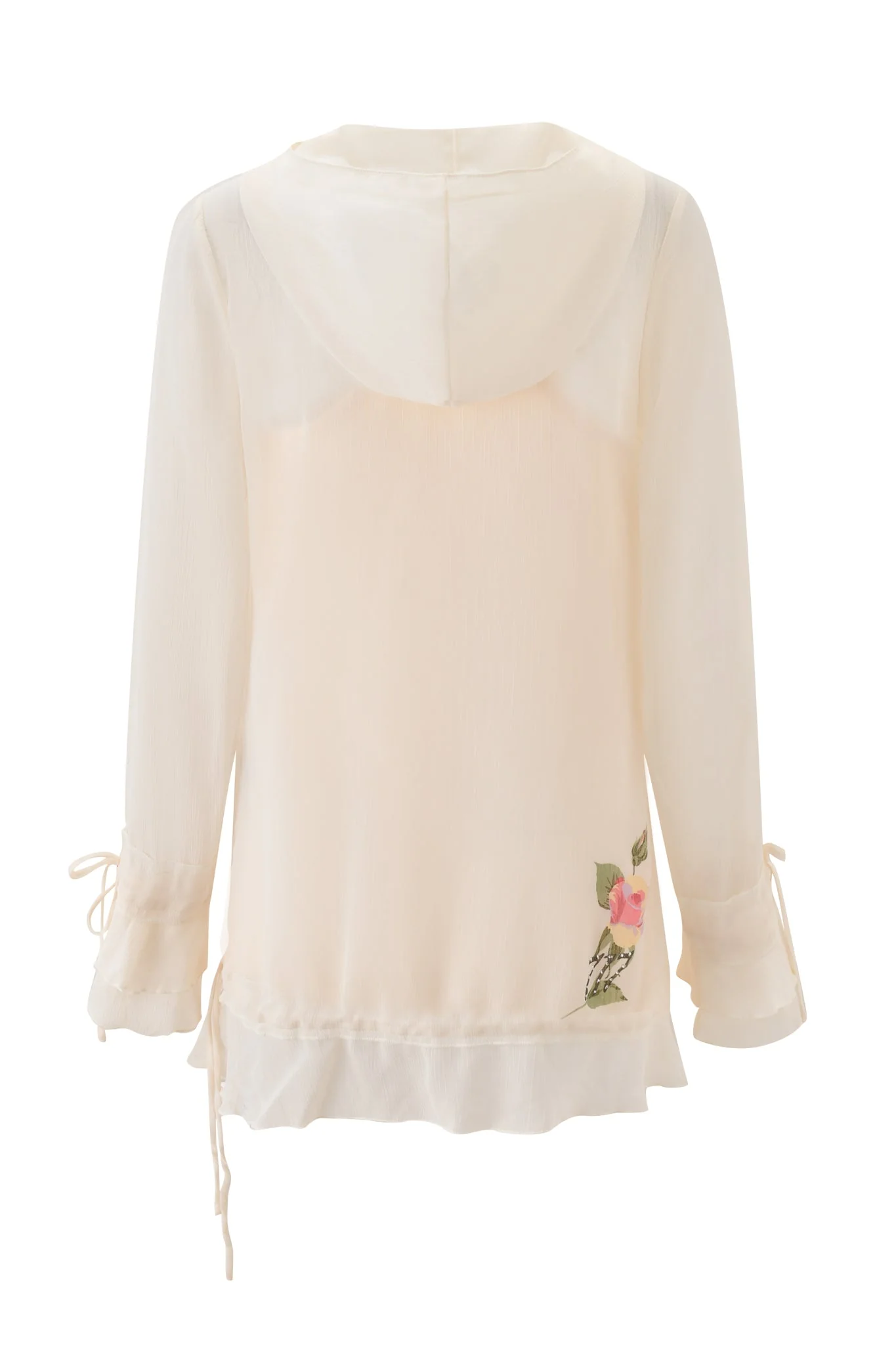 DIAMOND 2-IN-1 MINI DRESS - CREAM - Image 11