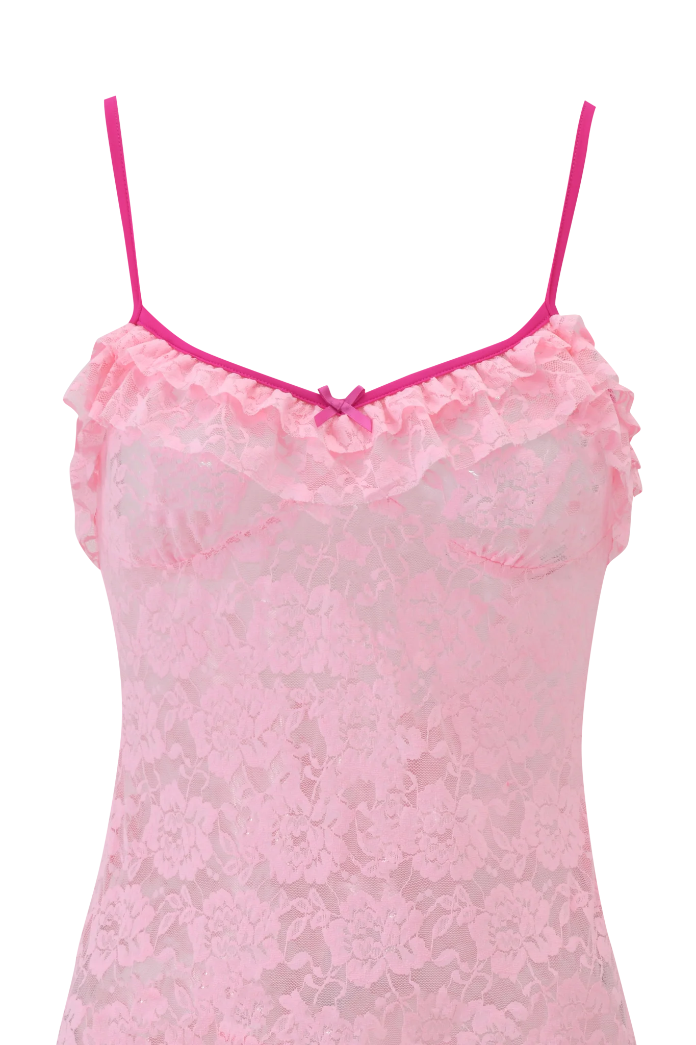 DOTTIE SLIP DRESS - PINK - Image 7