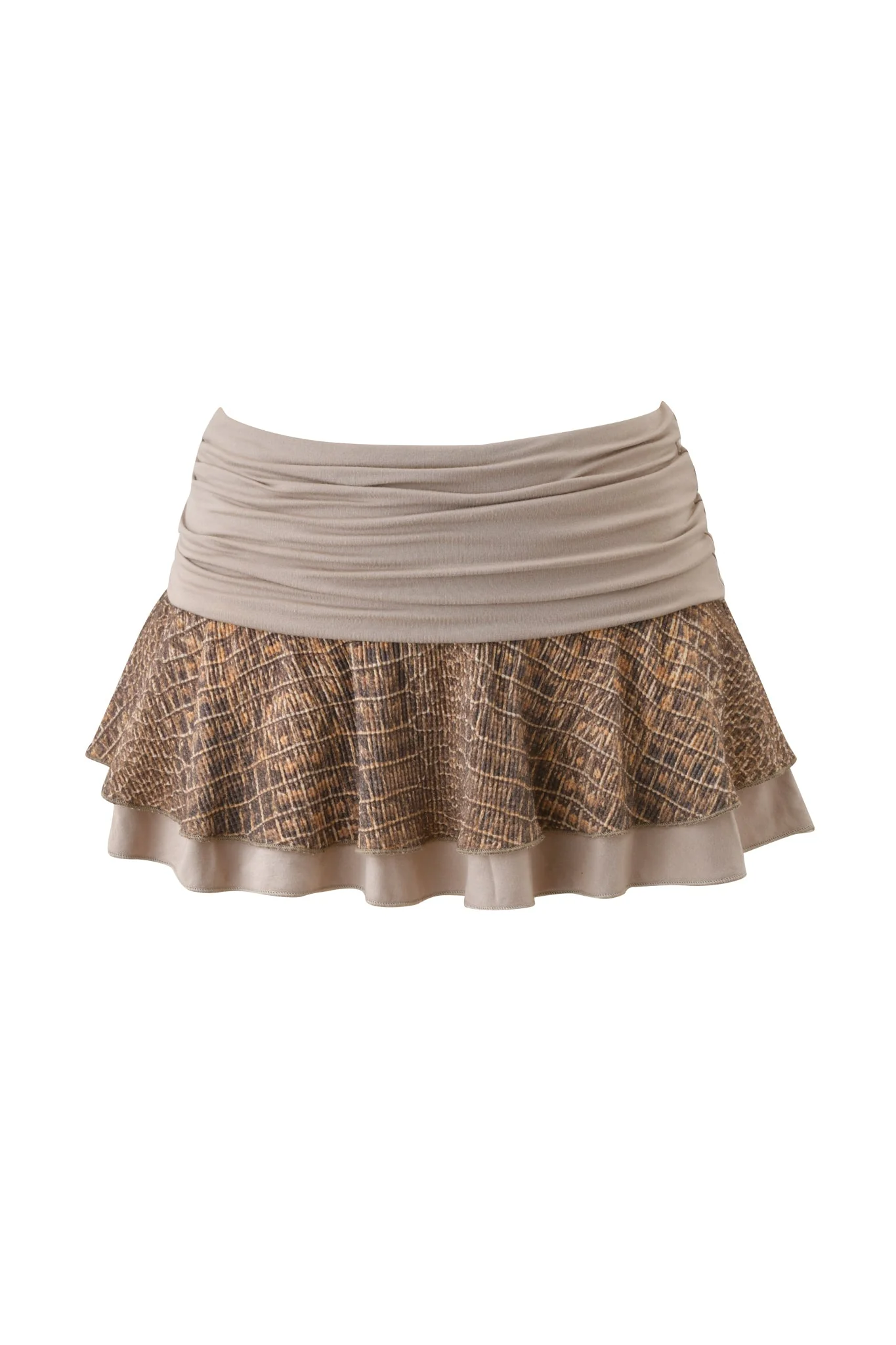 ECHO WAFFLE MINI SKIRT - REPTILIA - Image 5