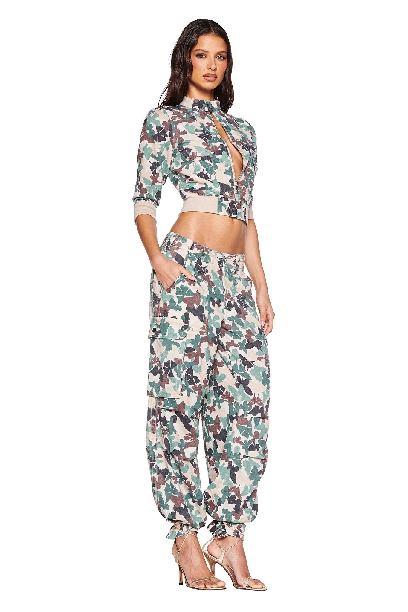 EFFIE CARGO PANT - FLUTTER CAMO - Image 5