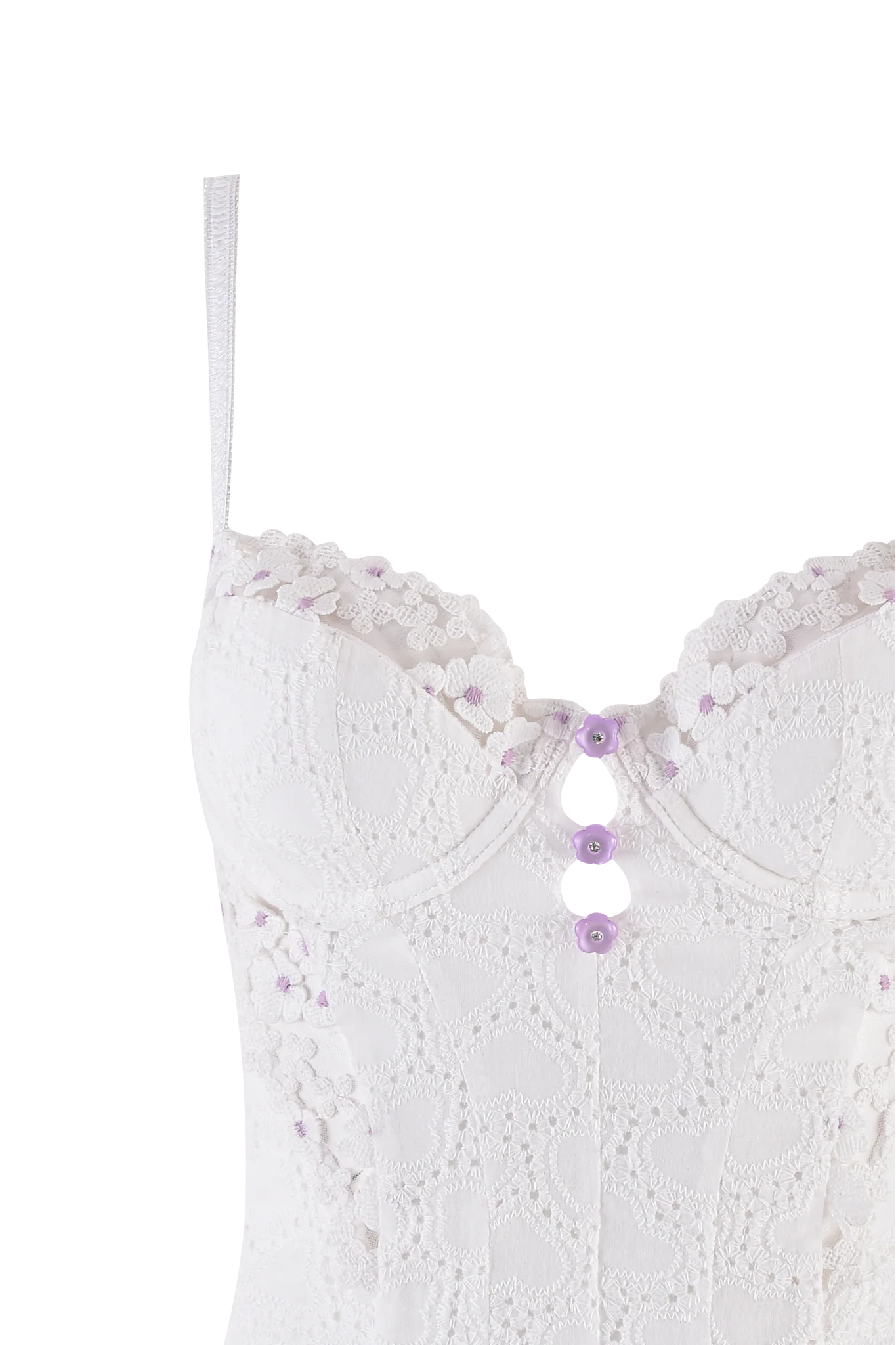 ELLA BUSTIER SET - WHITE - Image 10