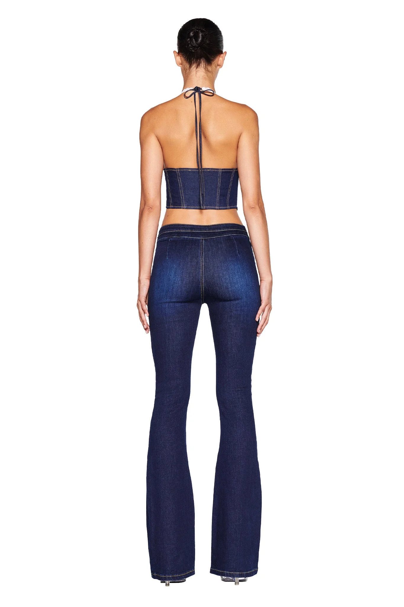 ELLENA CORSET - BLUE : DARK WASH - Image 3