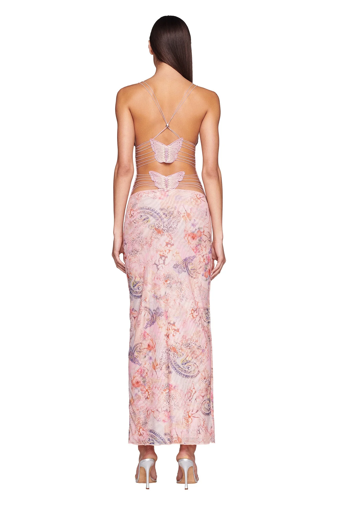 ELLERY DRESS - PINK : FLORA PAISLEY - Image 6