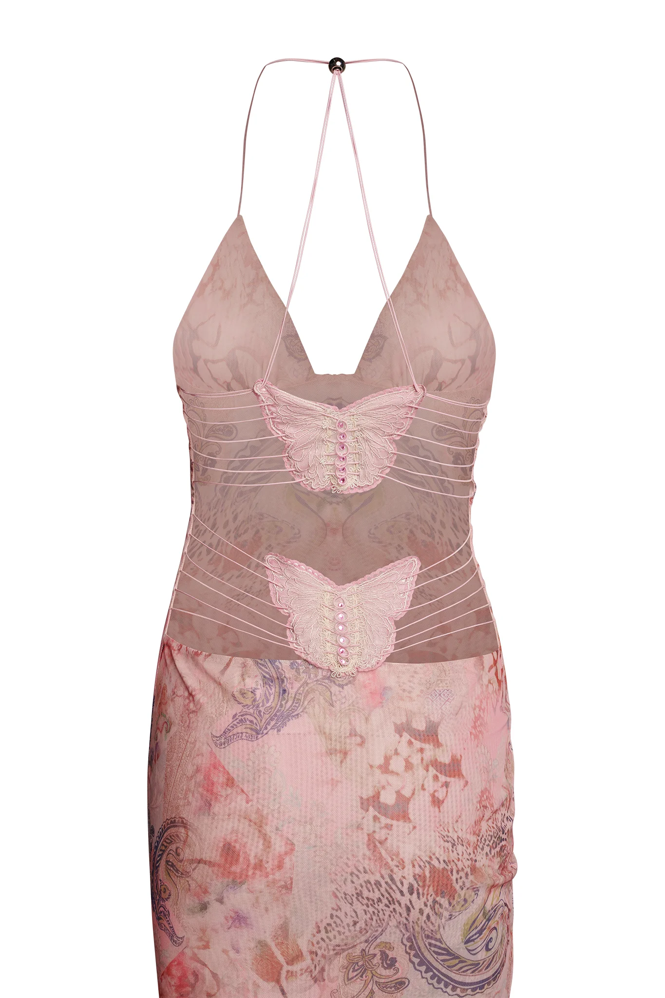 ELLERY DRESS - PINK : FLORA PAISLEY - Image 9