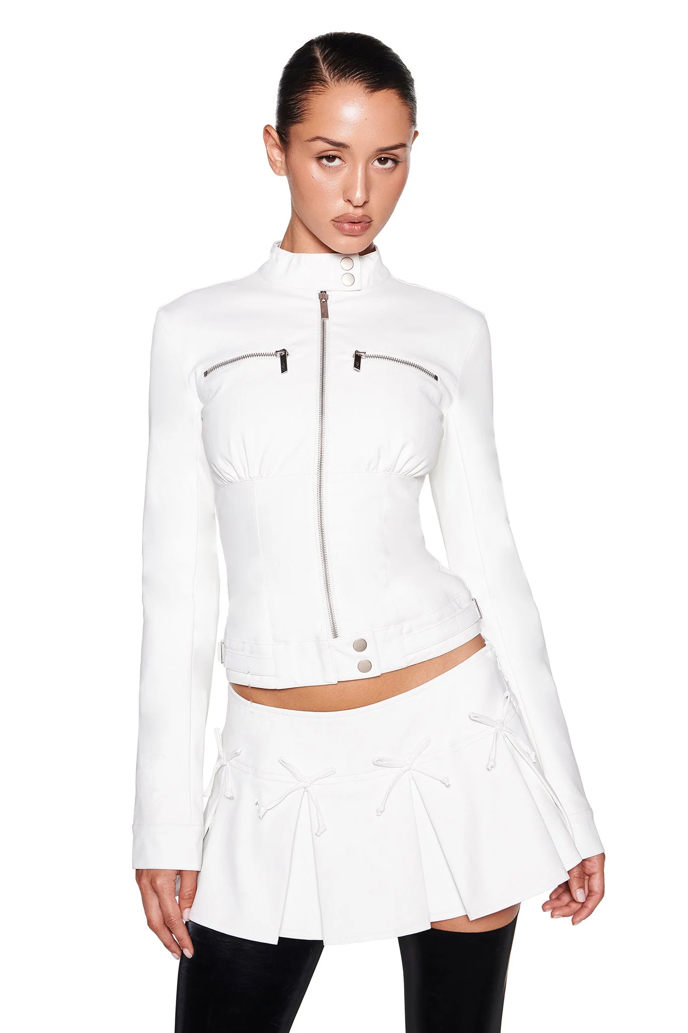EVERETTE SKORT - WHITE - Image 2