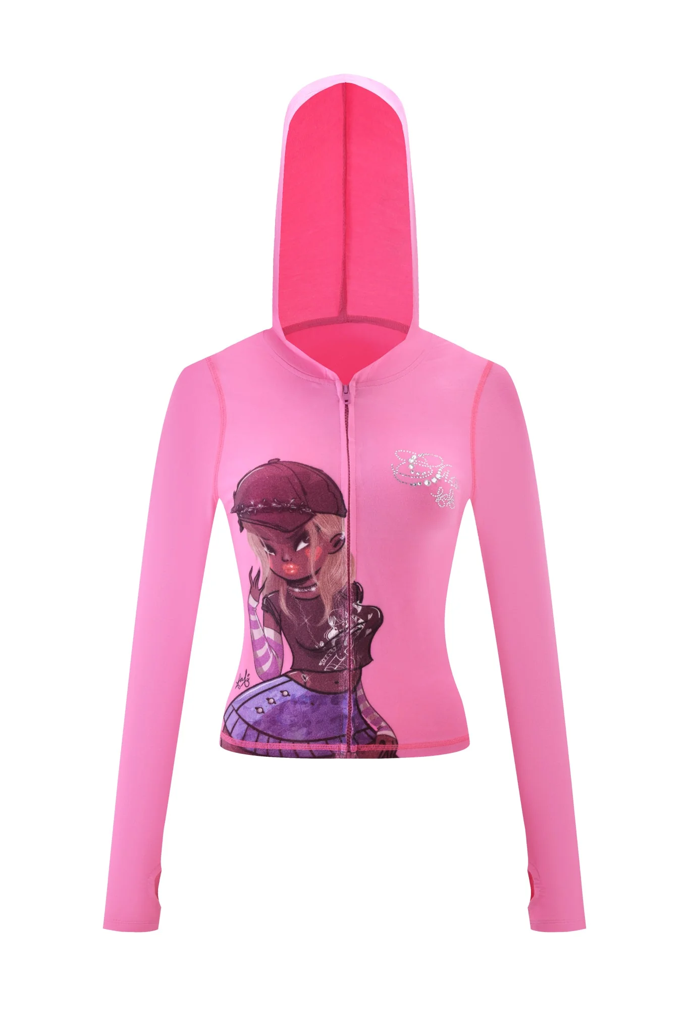 FAFI BLARE HOODIE - BUBBLEGUM PINK - Image 9