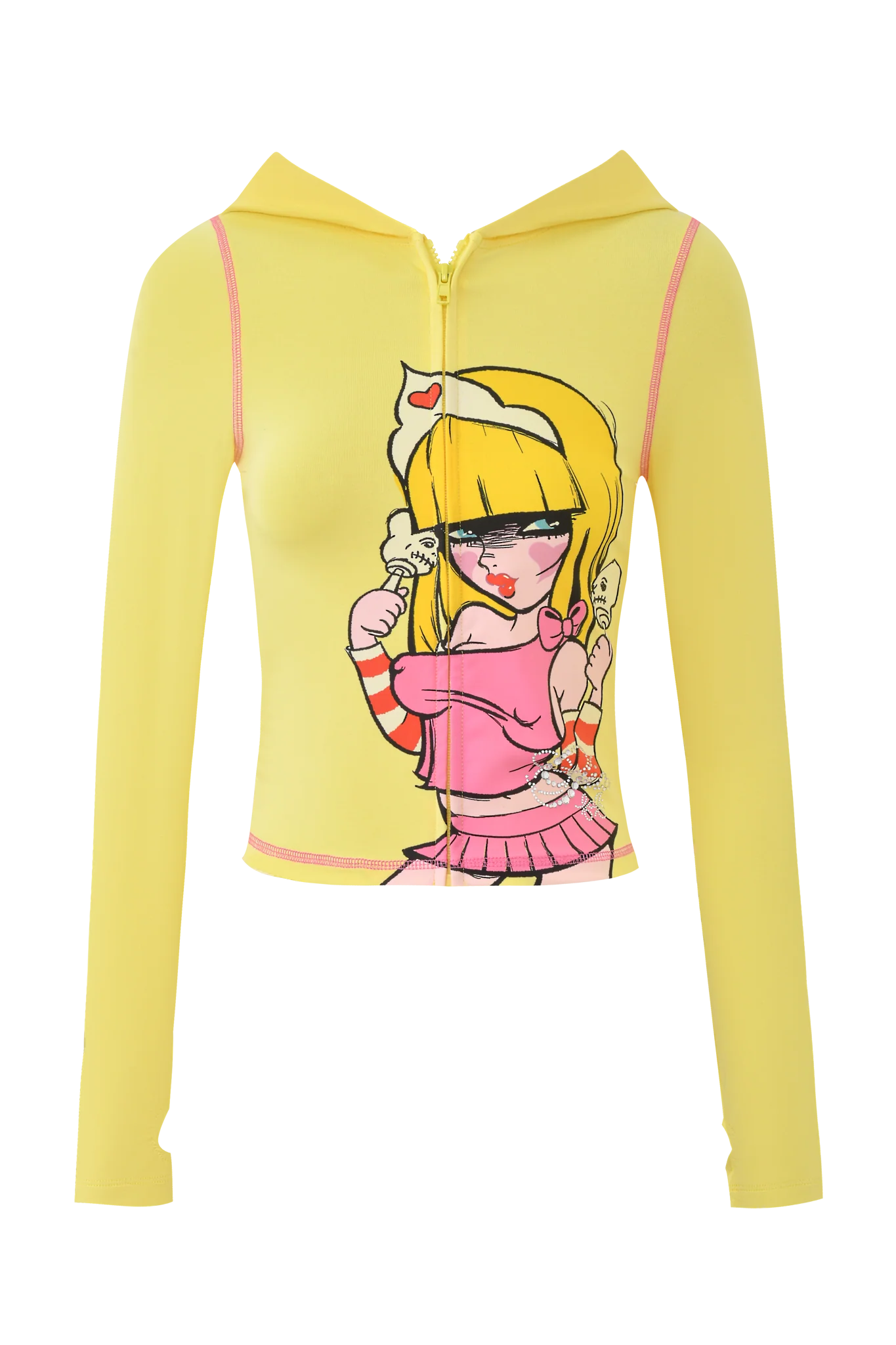 FAFI BLARE HOODIE - YELLOW - Image 6