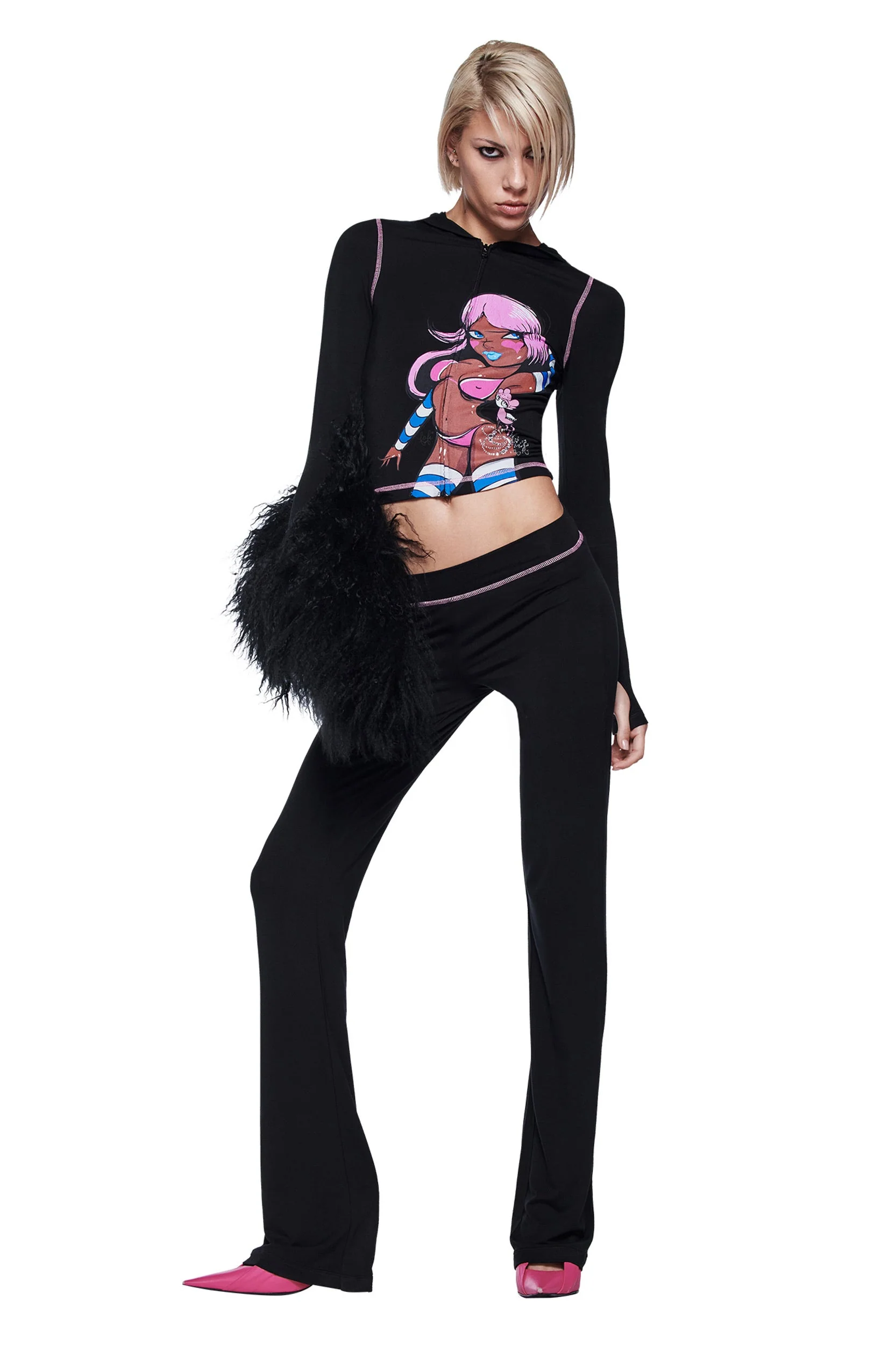 FAFI BLARE PANT - BLACK - Image 2