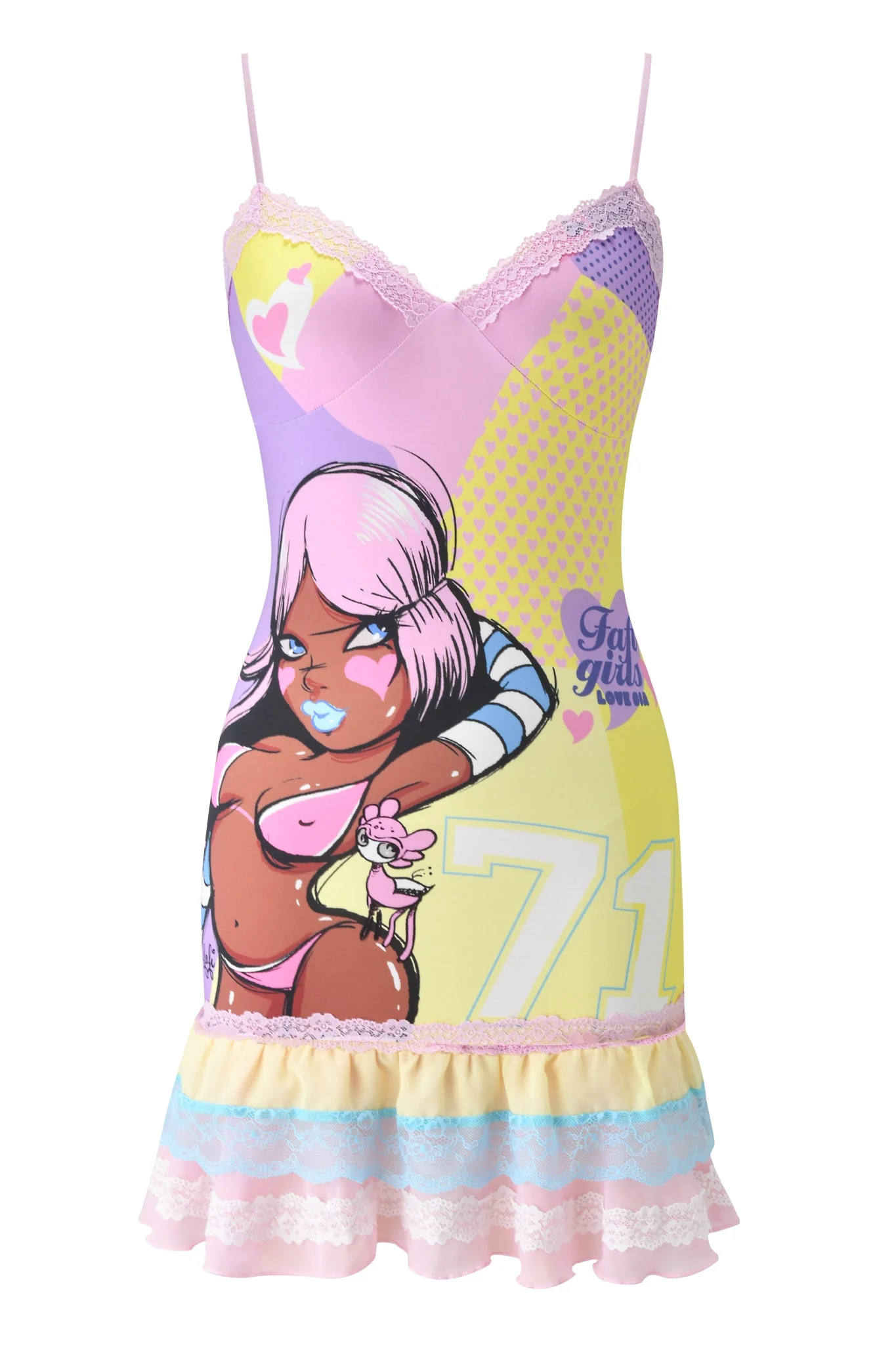 FAFI MINI DRESS - YELLOW - Image 7