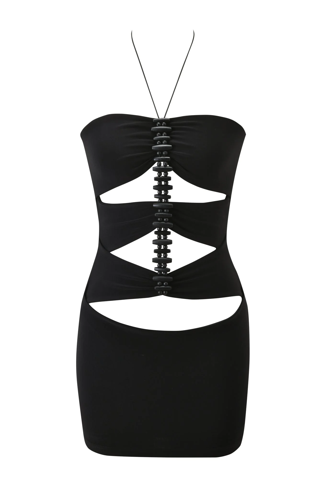 FENNICK MINI DRESS - BLACK - Image 7