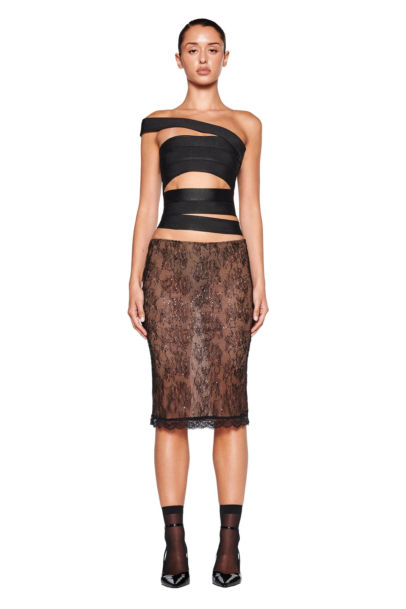 FLAVIA TOP - BLACK - Image 4