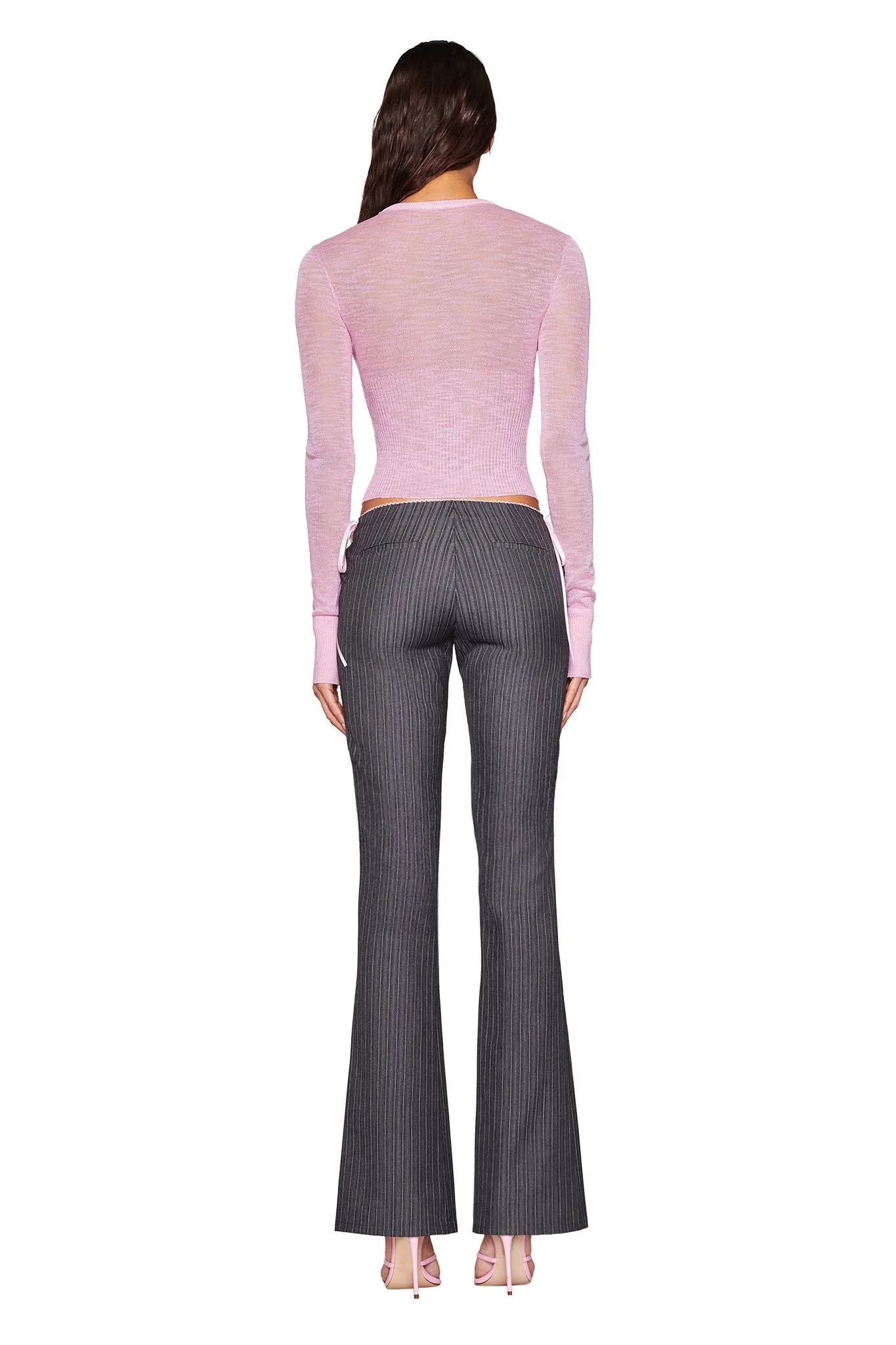 FLORIAN PANT - GREY : GREY PINSTRIPE - Image 3