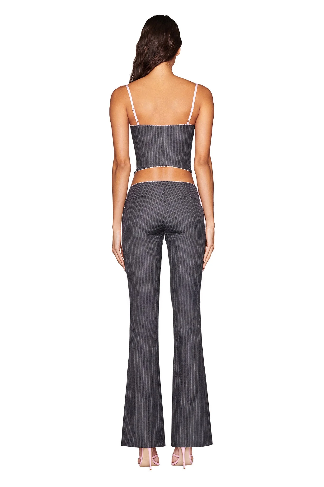 FLORIAN PANT - GREY : GREY PINSTRIPE - Image 6