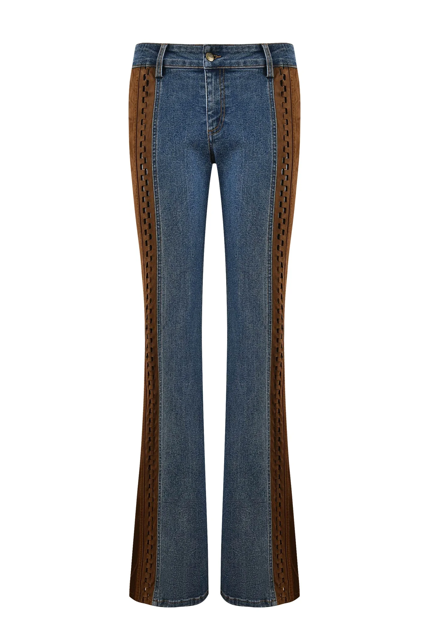 FORREST PANT - BLUE : MEDIUM WASH - Image 7