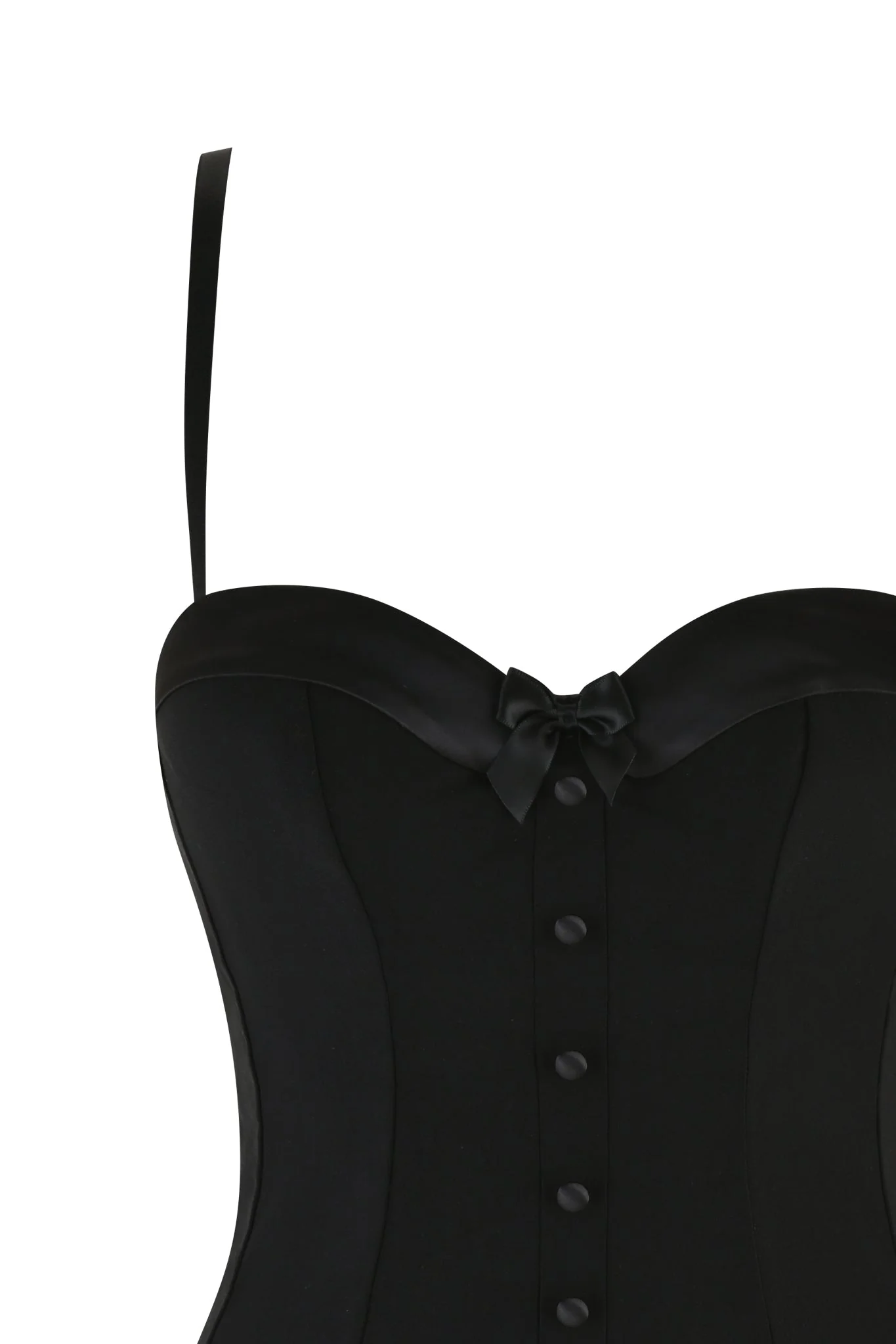 FRANCESCA MINI DRESS - BLACK - Image 8