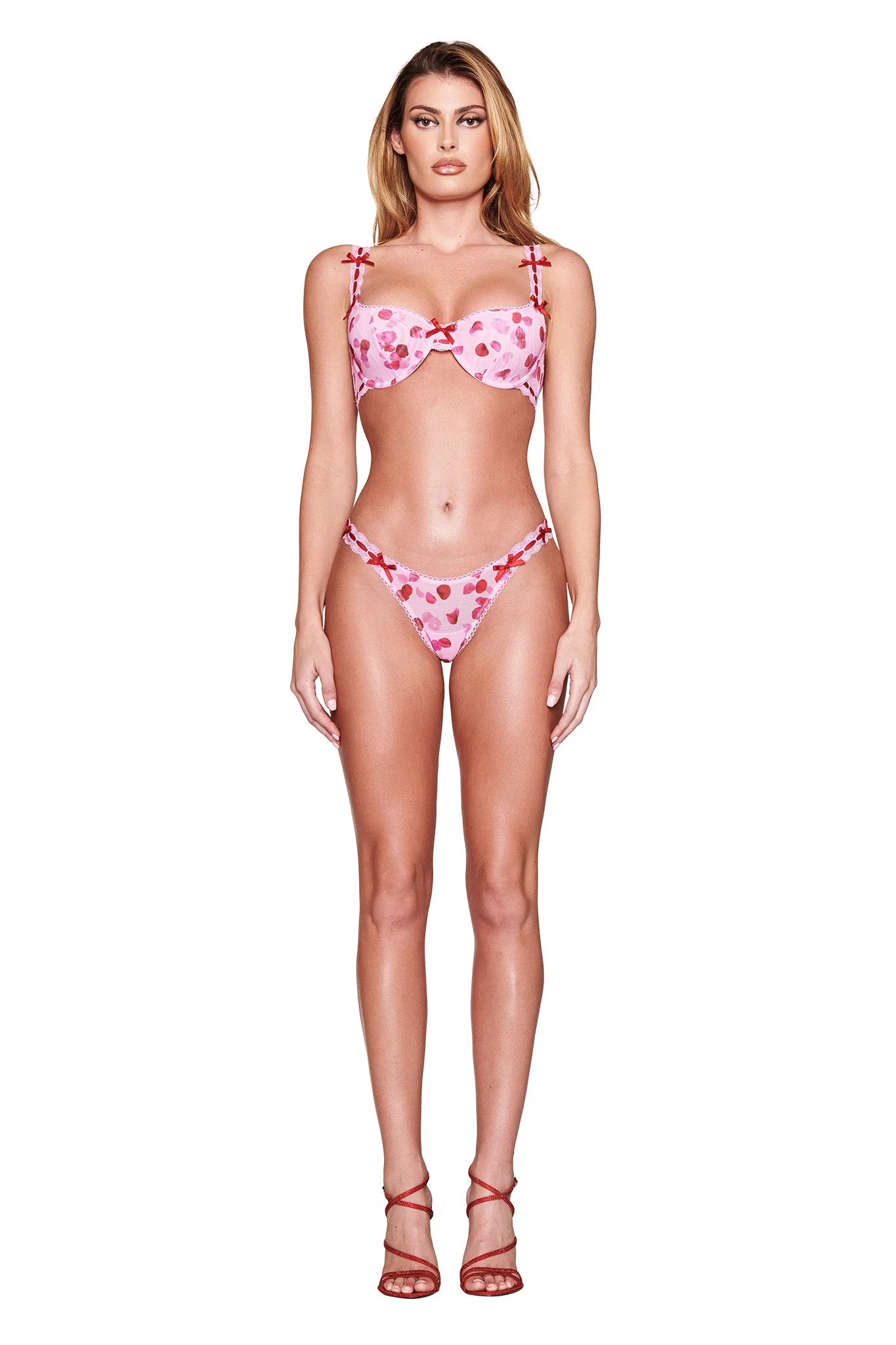 GABRIELLA 2 PIECE SET - PINK : PRETTY PETAL - Image 2