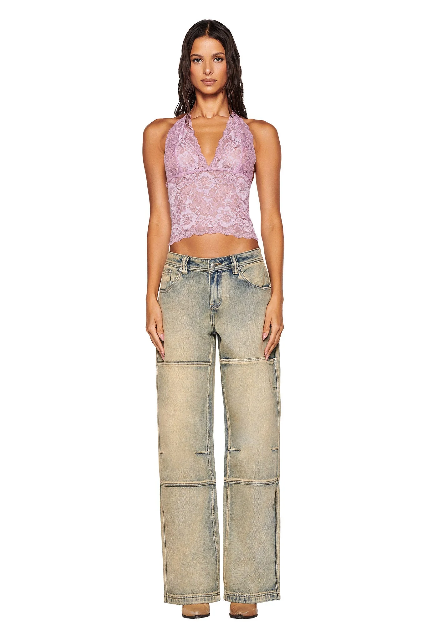 GEM HALTER TOP - PURPLE : LILAC - Image 5