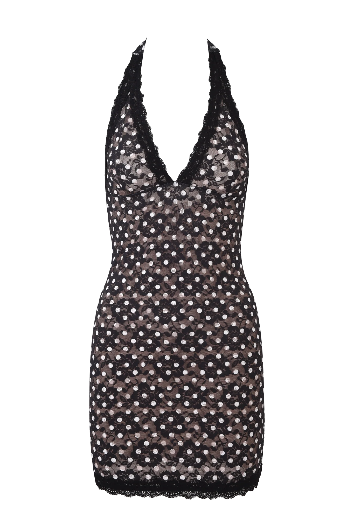 GEM MINI DRESS - BLACK - Image 6