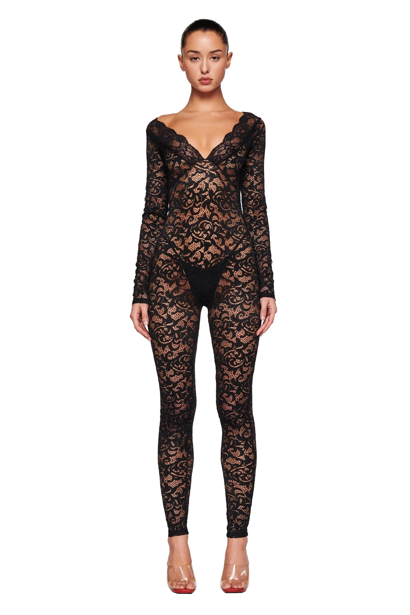 GEMMA CATSUIT - BLACK - Image 4