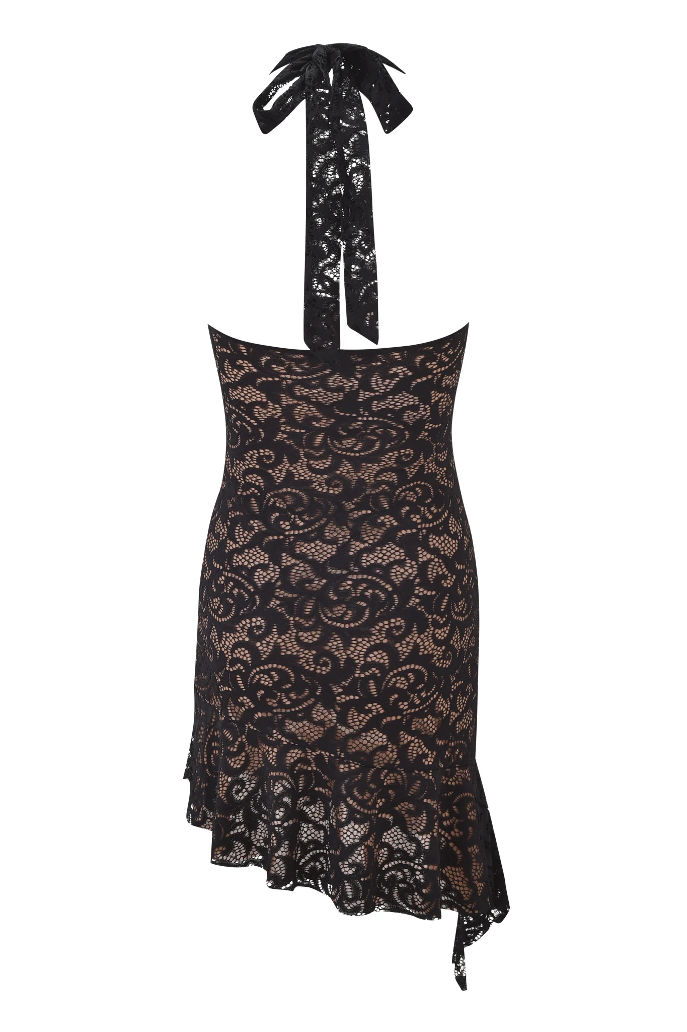 GEMMA HALTER MINI DRESS - BLACK - Image 8