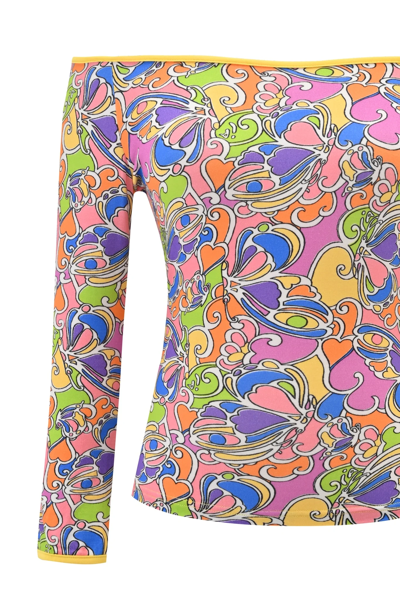 GINNY TOP - TROPICAL BUTTERFLY BLOOM - Image 9
