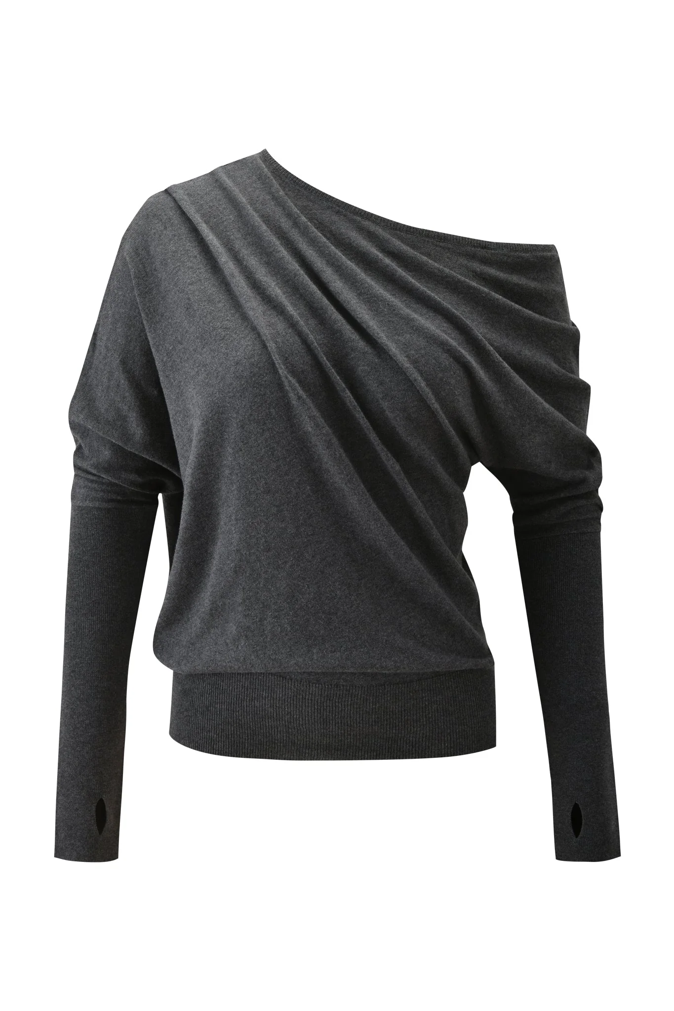 GISELLE TOP - CHARCOAL GREY - Image 7