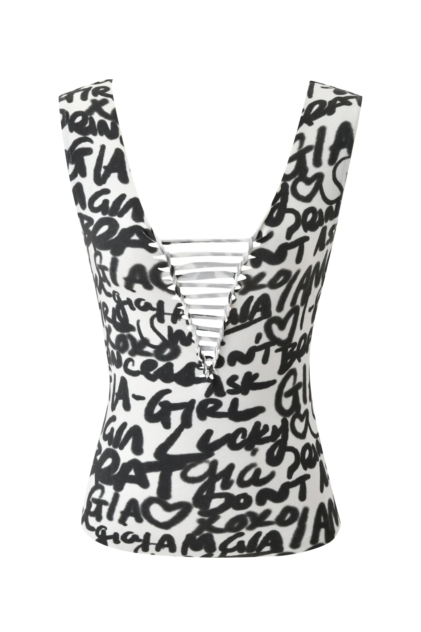 HONEY MACRAME TOP - WRITING ON THE WALL - Image 6