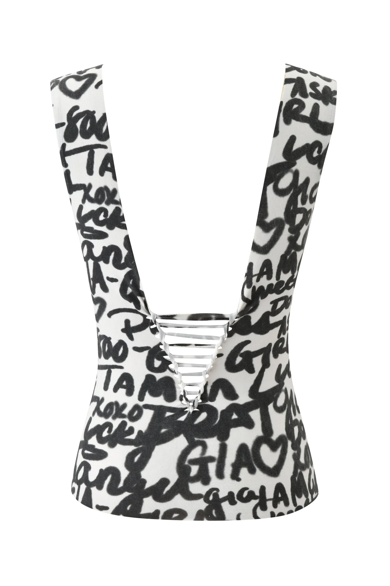 HONEY MACRAME TOP - WRITING ON THE WALL - Image 7