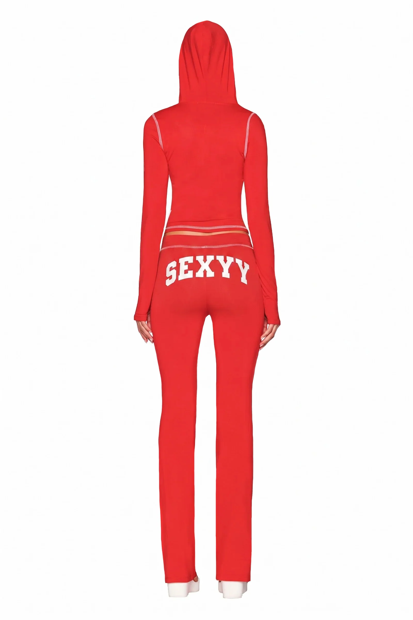 I.AM.GIA X SEXYY RED BLARE HOODIE - RED - Image 3