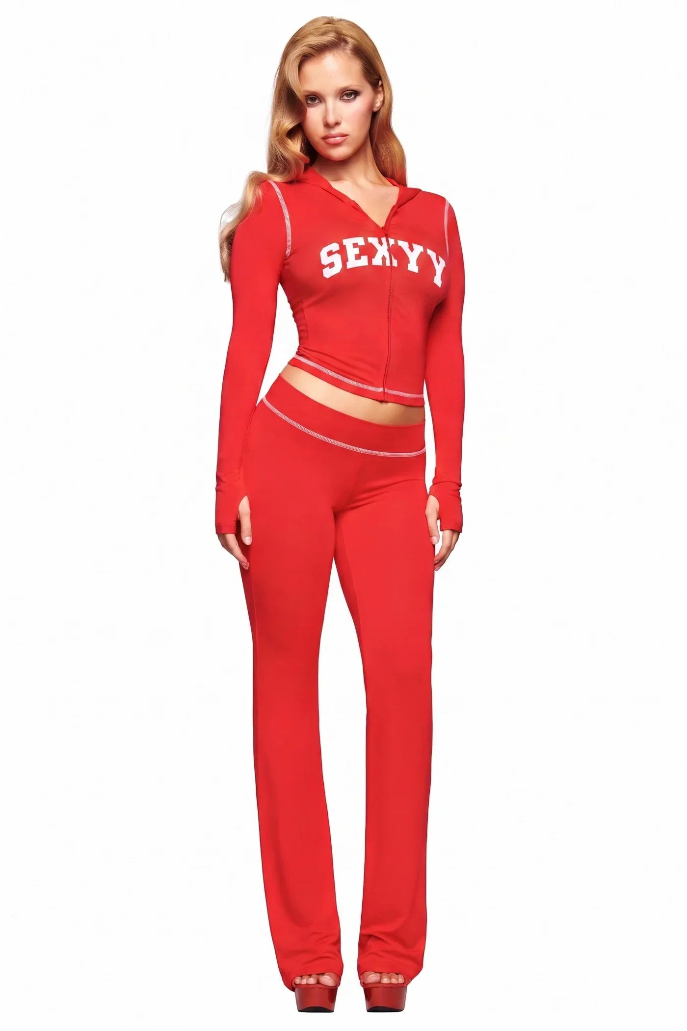 I.AM.GIA X SEXYY RED BLARE TRACKPANT - RED - Image 5