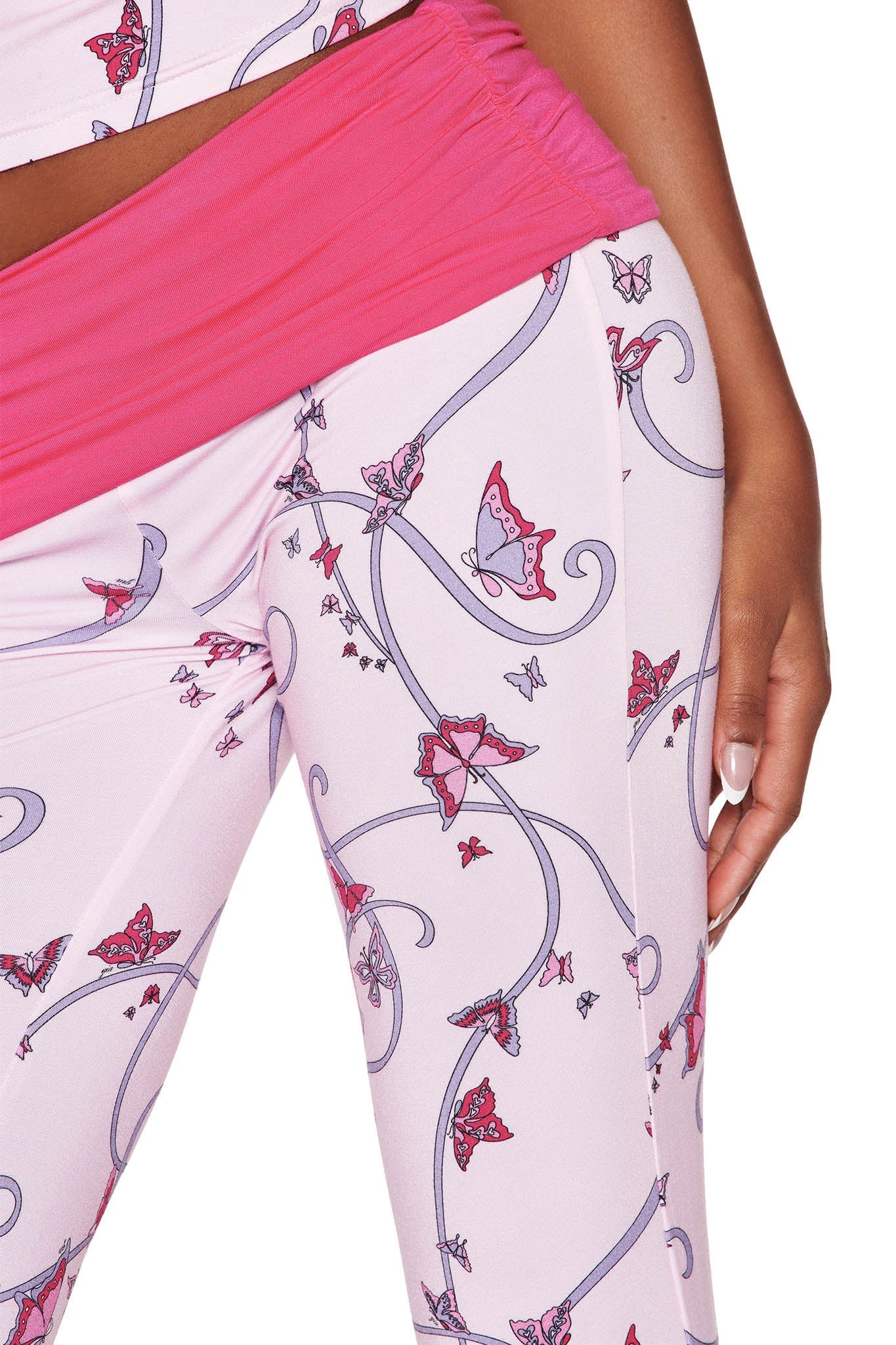 JANNIS PANT - PINK : BUTTERFLY RIBBON - Image 3