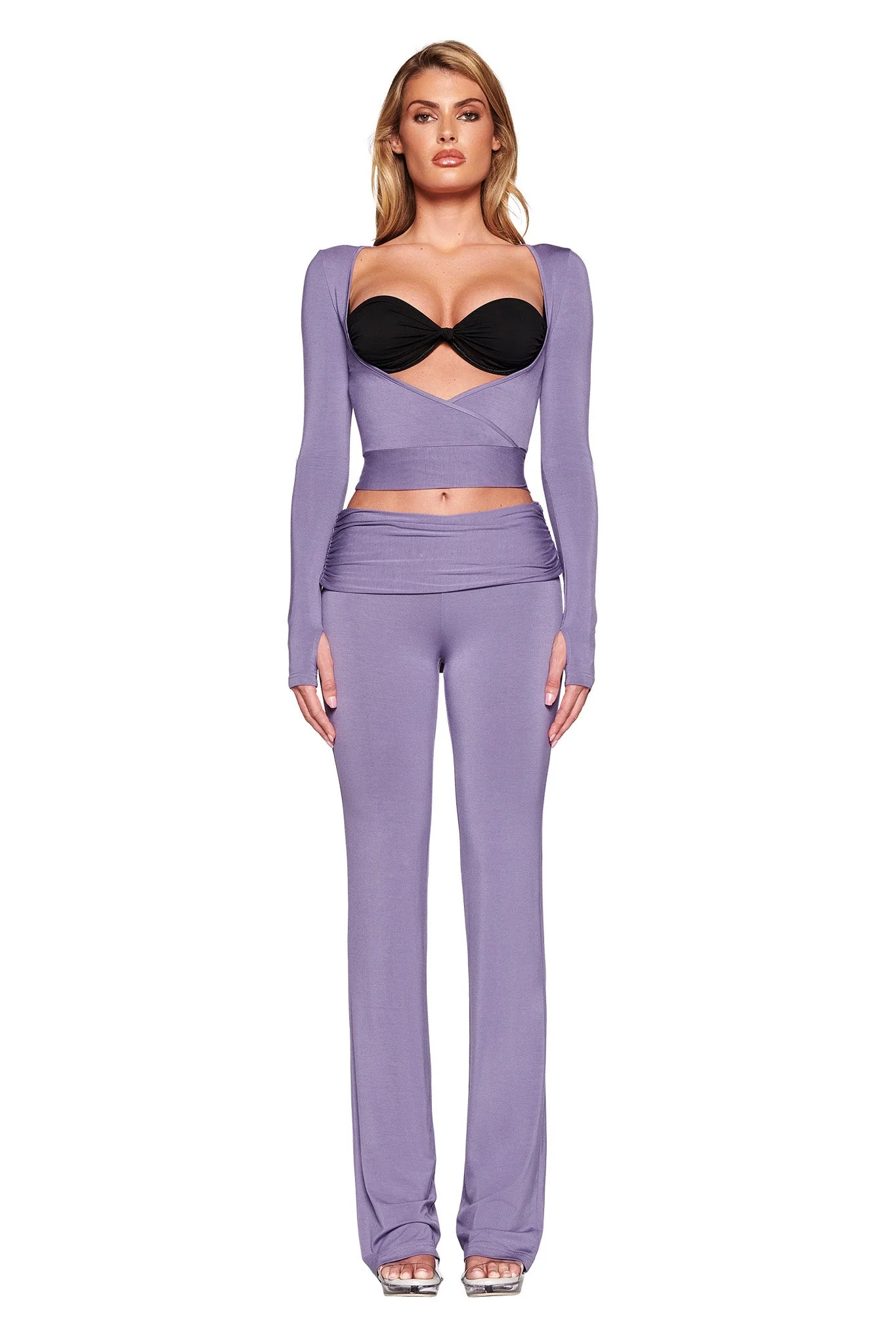 JANNIS PANT - PURPLE : DUSTY LILAC - Image 4