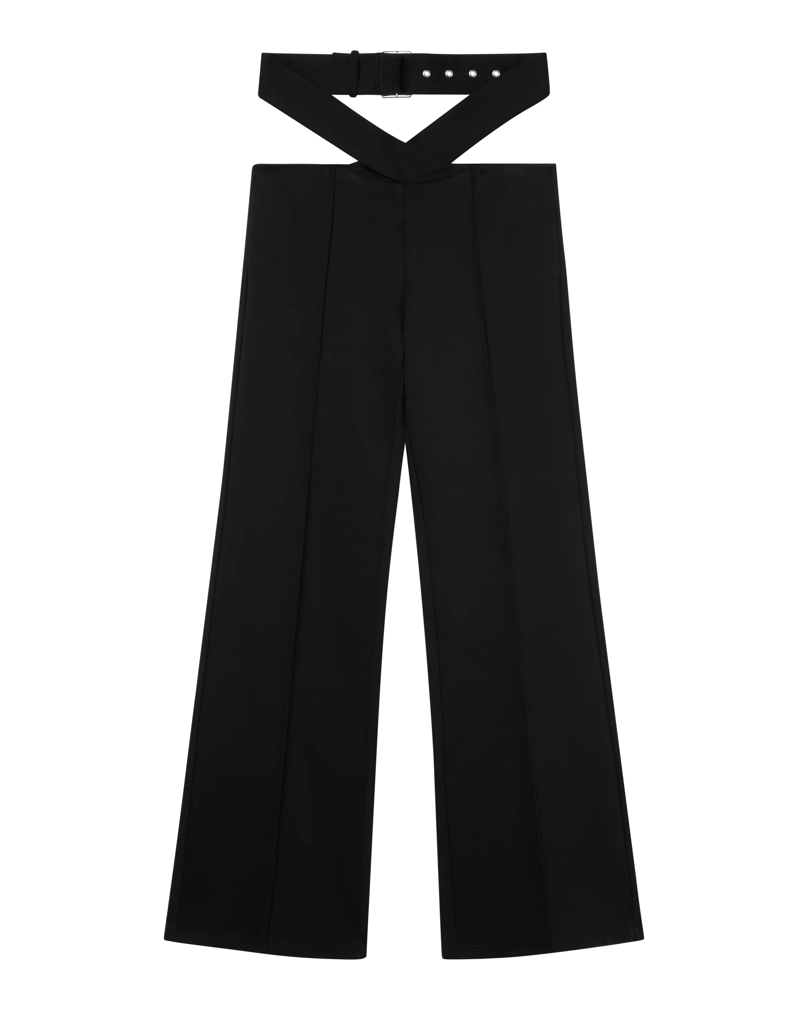 JULIETTE WIDE LEG PANT - BLACK - Image 5