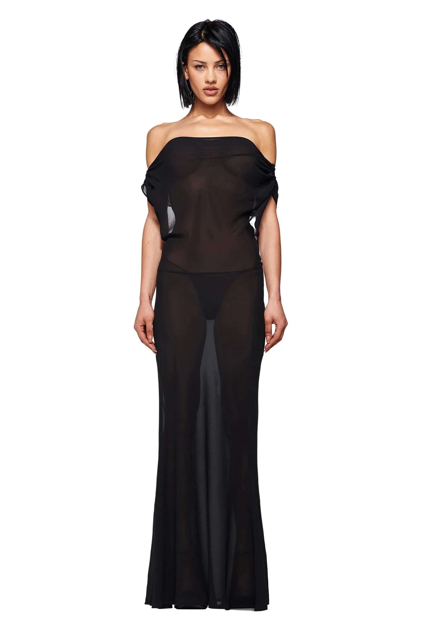KAHLO MAXI DRESS - BLACK - Image 2