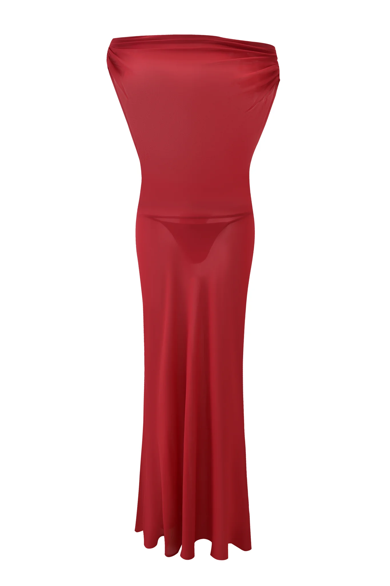 KAHLO MAXI DRESS - RED - Image 7