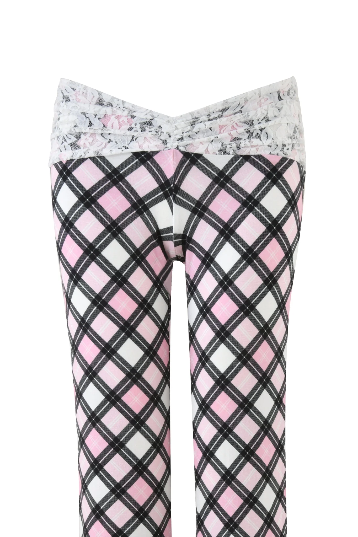 KENDRA PANT - PINK : PLAID - Image 7