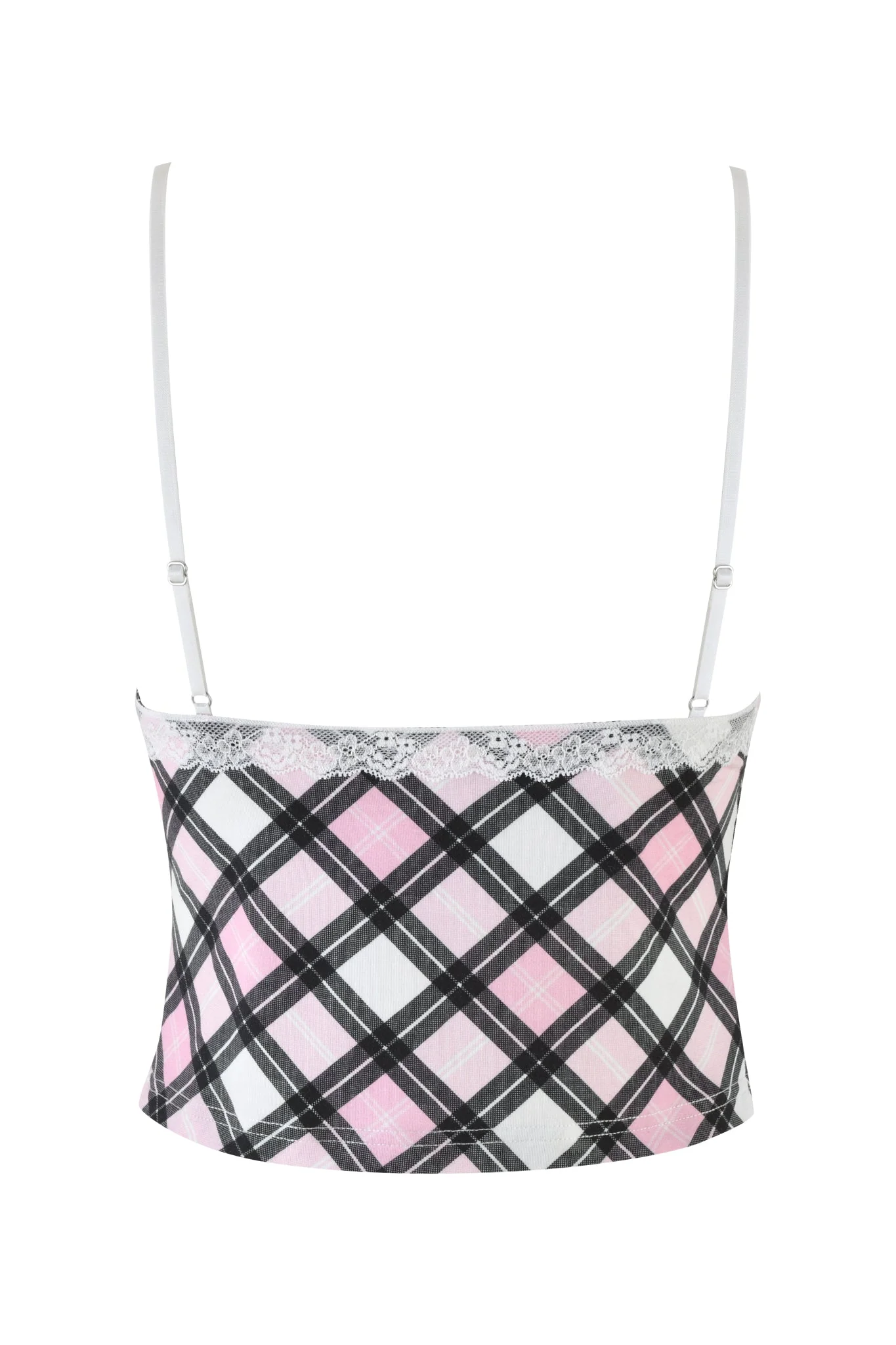 KENDRA TANK - PINK : PLAID - Image 8