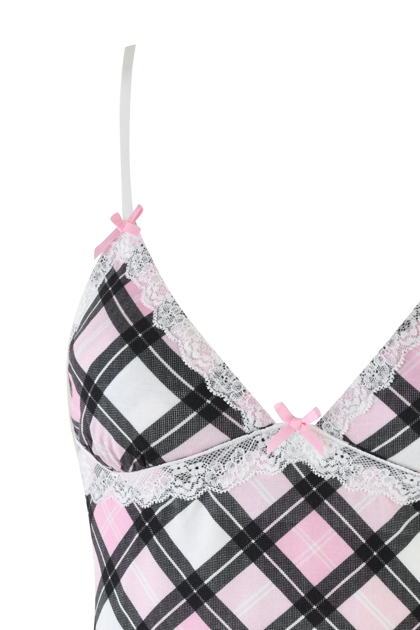 KENDRA TANK - PINK : PLAID - Image 9