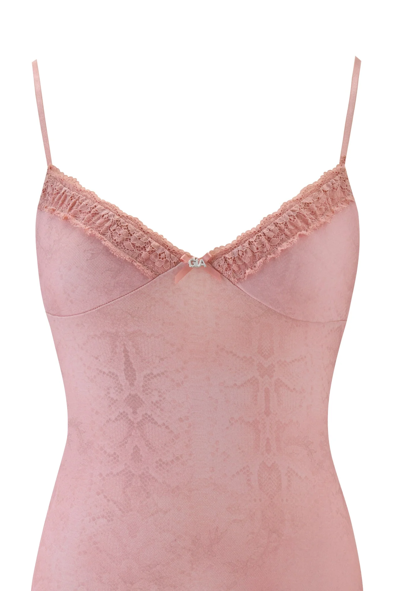 KISA SLIP DRESS - PEACH SERPENTINE - Image 6