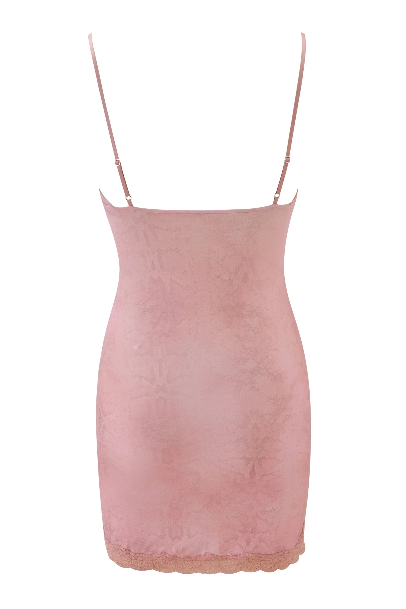 KISA SLIP DRESS - PEACH SERPENTINE - Image 7