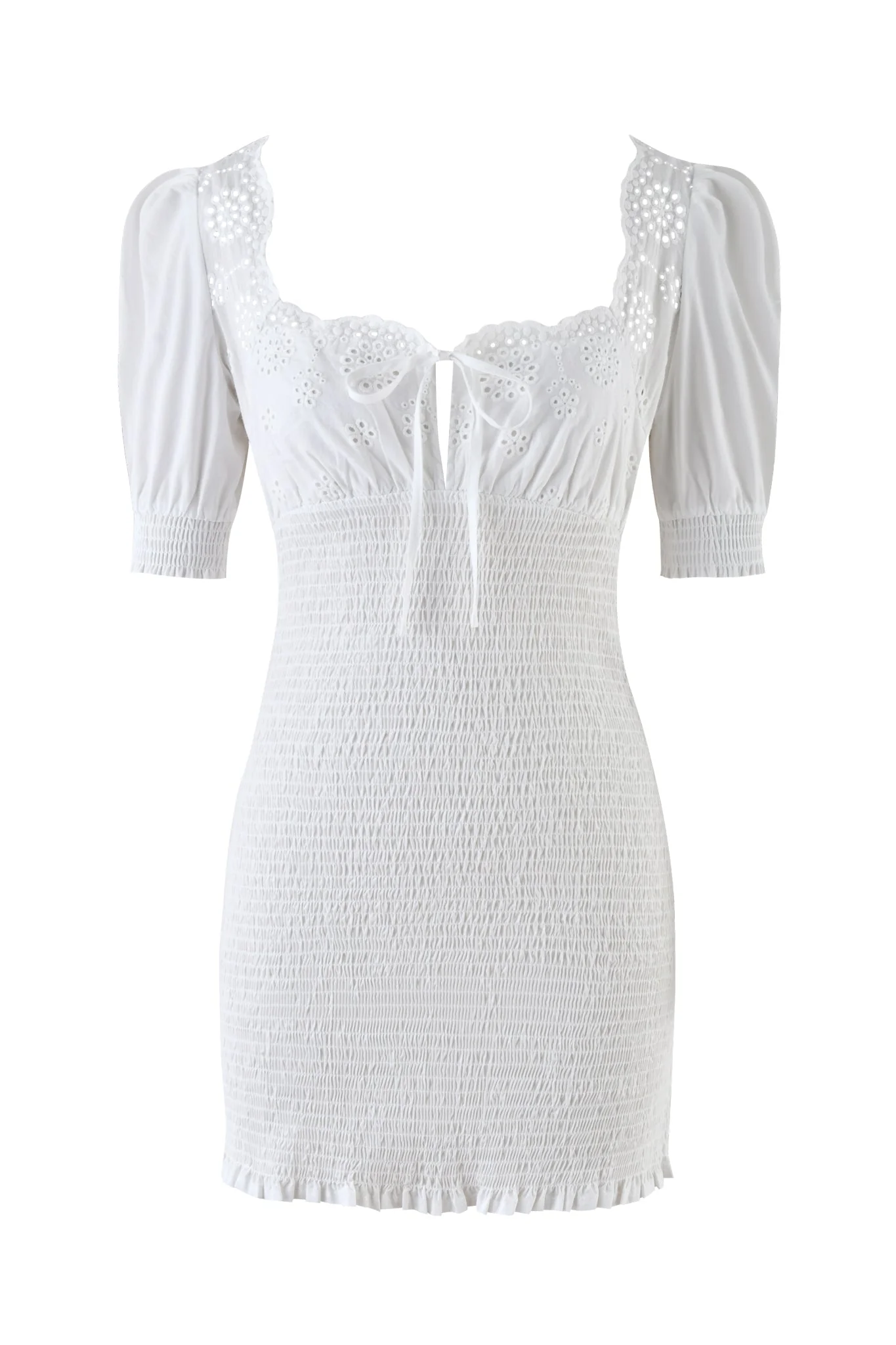 LEVI MINI DRESS - WHITE - Image 6