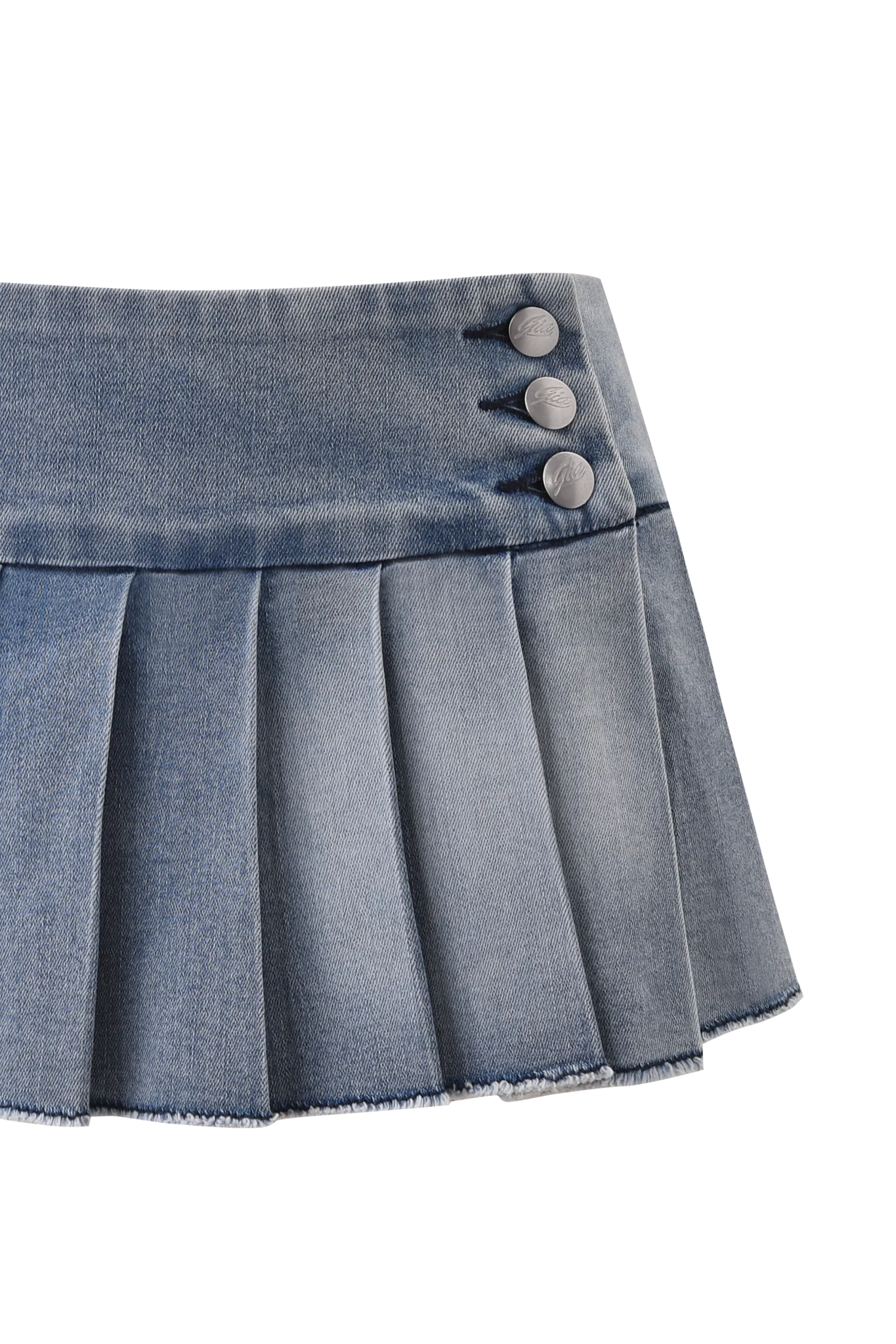 REMINI DENIM MINI SKORT - LIGHT WASH - Image 8